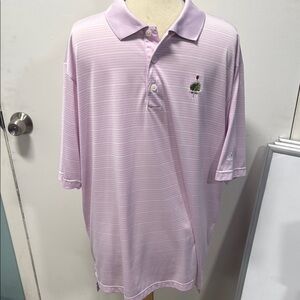 Adidas ClimaLite Pink Stripe Polo